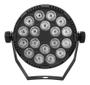 Imagem de 4x Mini Refletor 18 Leds Rgb 3w Luminos Strobo Profissional