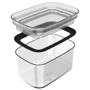 Imagem de 4X Pote Para Temperos Alimentos 650Ml Ou Block Hermético