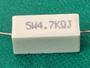 Imagem de 4x Resistor 4k7 5w 5% Porcelana