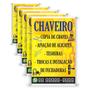 Imagem de 5 Banners Chaveiro 40x60 Cm