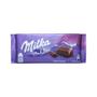 Imagem de 5 barras de chocolate importado milka com cacau extra 100g