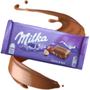 Imagem de 5 barras de chocolate milka com amendoim e uva passa 100g