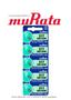 Imagem de 5 Baterias Murata 317 SR516SW 1.55V Célula de Botão de Relógio de Óxido de Prata