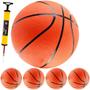 Imagem de 5 Bolas De Basketball Tamanho Oficial N7 Boa Texturização Acompanha Bomba Para Encher