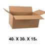 Imagem de 5 Caixas De Papelão 40 x 30 x 15  para Mudança Envios Correios Sedex