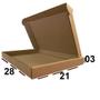Imagem de 5 Caixas de Papelão Montável 28 x 21 x 03 para Envios Correios Sedex Ecommerce