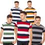 Imagem de 5 Camiseta Listrada Ridens Conforto e Classe Já