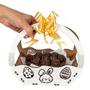 Imagem de 5 Cesta P Páscoa Mdf Branco Ifood Presente Chocolate Ovo