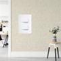 Imagem de 5 Interruptor Duplo Simples Habitat Branco Fame 2094