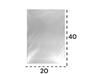 Imagem de 5 KG SACO PLÁSTICO PP 20x40 X 0,06 COM BRILHO TRANSPARENTE