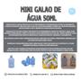 Imagem de 5 Mini Galão De Agua 50Ml Porta Oleo Agua Benta Tampa Rosca