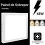 Imagem de 5 Painel Plafon Luminaria Led Sobrepor 45W 60X60 Branco-Frio