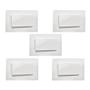 Imagem de 5 Pç Interruptor Simples P/Moveis Mdf Margirius Branco 10A