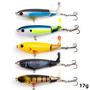 Imagem de 5 Pçs 17g Whopper Plopper Topwater Iscas De Pesca Rotativa Cauda Dura Crankbait Isca Artificial