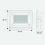 Imagem de 5 Refletor Led High Power Slim 100W Branco Frio 6500k Bivolt