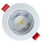 Imagem de 5 Spot Led Redondo 5w Cob Smd Branco Quente Amarelado 3000k