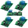 Imagem de 5 Un Relé Wifi Contato Seco Módulo 5v-12v-32v Pulso Contínuo