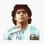 Imagem de 50 Adesivos Maradona Stickers Deus Futebol Argentina Diego Hermano