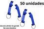Imagem de 50 Chaveiros Abridor de Garrafa Liso sem marca ou Imagem em Liga de Alumínio na cor Azul