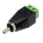Imagem de 50 Conector Rca Macho Com Borne Câmeras Vídeo Cftv