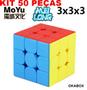 Imagem de 50 Cubos Mágico 3x3x3 - Moyu Profissional -  Atacado