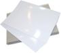 Imagem de 50 Folhas Papel Fotográfico Adesivo A4 130g Glossy Brilho Alta Qualidade Branco Impressão Jato de Tinta