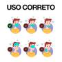 Imagem de 50 Máscaras Descartáveis com Respirador KN910 PFF2 Azul com Clip Nasal
