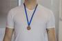 Imagem de 50 Medalhas Futebol Metal 35mm Ouro Prata Bronze