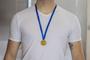 Imagem de 50 Medalhas Futebol Metal 35mm Ouro Prata Bronze