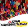 Imagem de 50 Metros Bandeirinha Festa Junina de Seda Enfeite Colorido São João