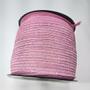 Imagem de 50 metros Elástico Lurex chato 7mm rosa  3786 050 encadernação