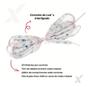 Imagem de 50 Módulos Led Coreano 3 Leds 12v 1,5w 6500k Lente 160 Ip68