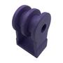 Imagem de 50 Pçs Suporte Plástico com Roldana 2 vias Multitoc Roxo