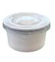 Imagem de 50 pote Biodegradável de papel ideal para Açaí/sorvete com tampa de 50 ml