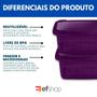 Imagem de 50 Potes Sorvete Açaí 1L Retangular Plástico Roxo c/ Tampa