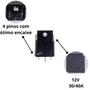 Imagem de 50 Reles Auxiliar 4 Pinos Automotivo Farol TRA 108202 e 50 Rele Com Suporte Universal 5 Pinos 40a 12v TRA 116213