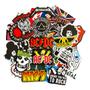 Imagem de 50 Stickers Rock AC/DC Misfits Floyd Led Metallica Motorhead