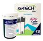 Imagem de 50 Tiras Reagentes De Glicemia Compatível Com Aparelho Gtech Vita