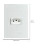 Imagem de 50 un Conjunto de Tomada Branco Fosco 10A 250V SCHNEIDER