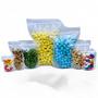 Imagem de 500 Embalagens Saco Stand Up Pouch Transparente Fecho Zip 24x32