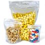 Imagem de 500 Embalagens Saco Stand Up Pouch Transparente Fecho Zip 24x32