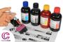 Imagem de 500Ml Kit Tinta Recarga Cartuchos Impressoras 74,75, 122, 145, 146