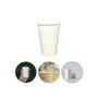 Imagem de 500Un Copo Papel Biodegradável Térmico Água 200Ml Branco