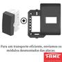 Imagem de 50un Interruptor Paralelo Three Way 10A Com Placa Habitat Black FAME
