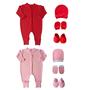 Imagem de 52 Peças - Kit Completo Bebê Menina Envio Imediato Gêmeas Roupa Enxoval