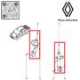 Imagem de 543026655r - kit com 2 amortecedores  dianteiros - motor 2.0 16v - 2015 em diante - oroch