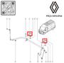Imagem de 546146177r - kit com duas abraçadeiras da barra estabilizadora dianteira - motor 2.3 16v m9t - 2013 em diante - master iii