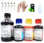 Imagem de 550Ml  Kit Tinta Recarga Cartuchos Impressoras 16/17, 21, 22, 27, 28