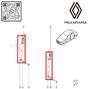 Imagem de 562105006r - kit com 2 amortecedores traseiros - 2007 à 2014 - logan/sandero (exceto stepway)