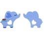 Imagem de 5pc Elefante Silicone Dentes de Bebê Roedor Roedor Dentes de Bebê Brinquedos Mastigáveis Forma Animal Produtos de Enfermagem Produtos de Enfermagem Dentes de bebê (Azul)